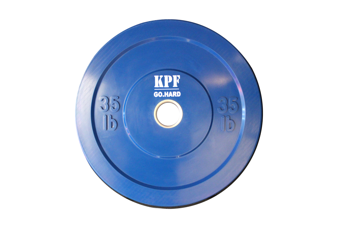 Color Bumper Plate Blue 35Lbs